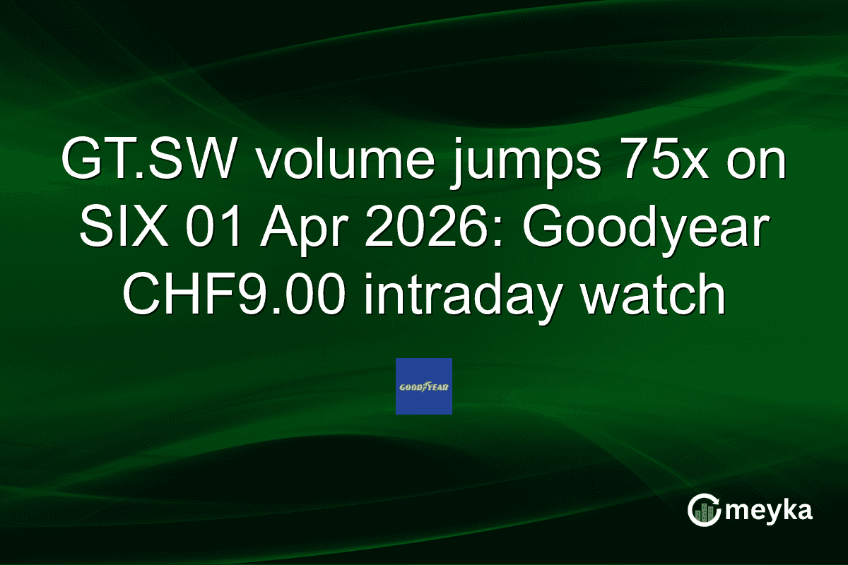 GT.SW volume jumps 75x on SIX 01 Apr 2026: Goodyear CHF9.00 intraday watch