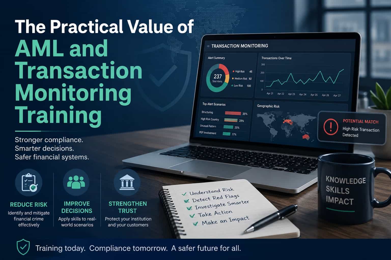 The practical value of AML and transaction monitoring training