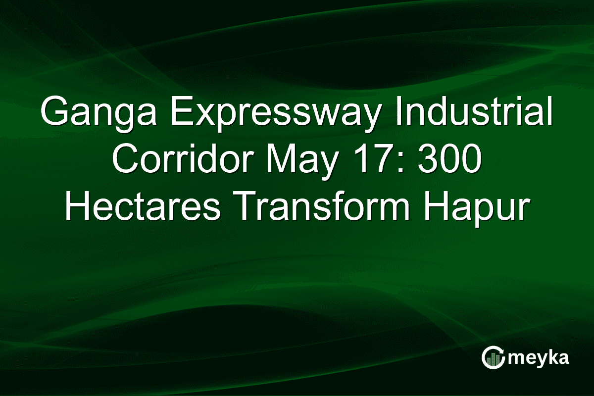 Ganga Expressway Industrial Corridor May 17: 300 Hectares Transform Hapur