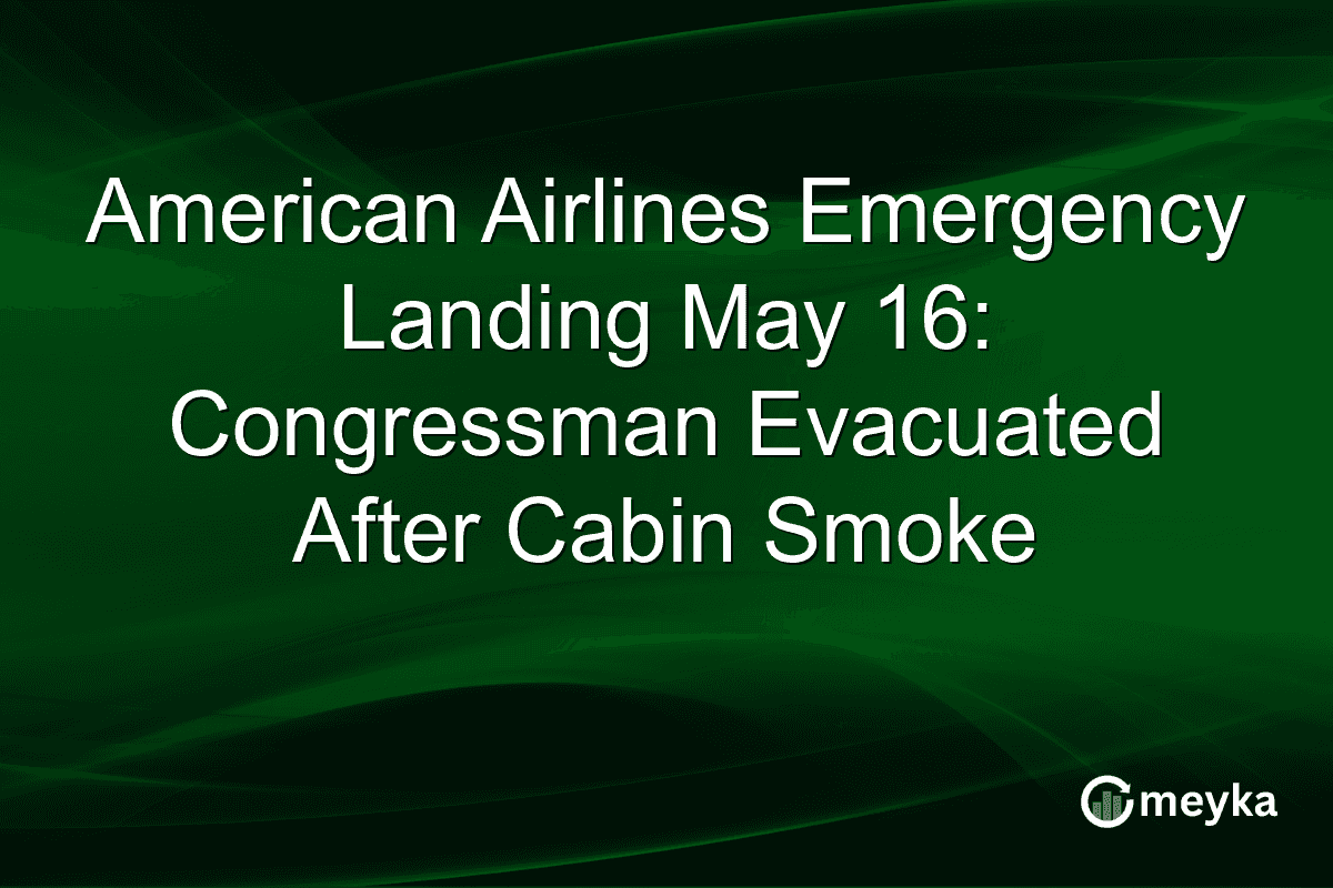 American Airlines Emergency Landing May 16: Congressman Evacuated After Cabin Smoke