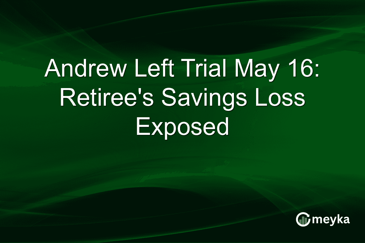 Andrew Left Trial May 16: Retiree’s Savings Loss Exposed